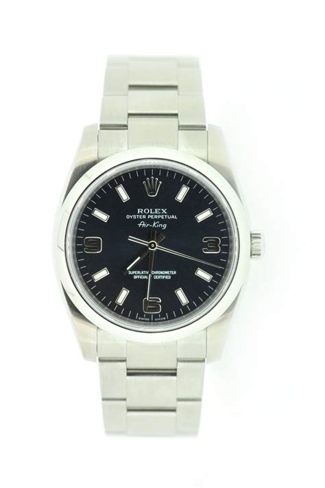 rolex air king second hand|rolex air king usato.